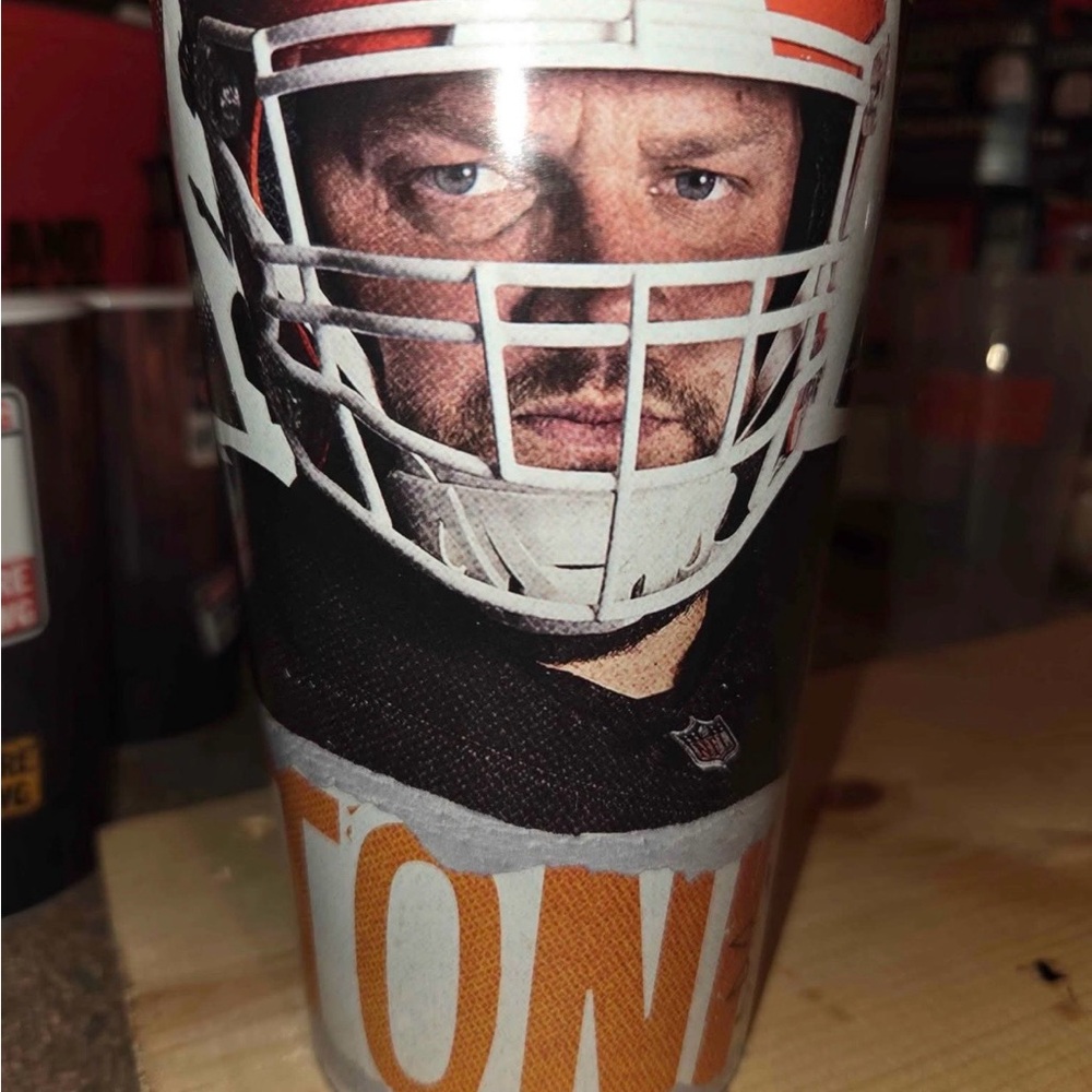 Cleveland Browns Graphic cup - White, Orange, Brown